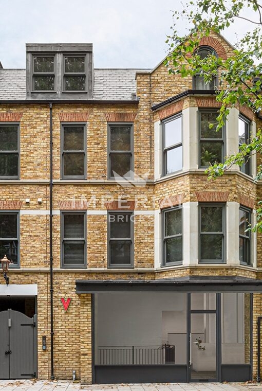 Renovated apartment development, built using Original London Stock handmade bricks slips.